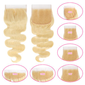 #613 Transparent Lace Closure Virgin Hair Body Wave Lace Frontal Closure